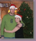 mullens christmas day night - wade and mel in front of tree * 1433 x 1621 * (1.54MB)